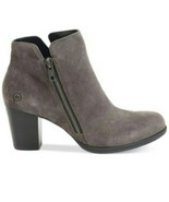 Born Gray Suede Zippered Ankle Boots 7 - $46.74