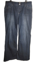 Lane Bryant Trouser Jeans Womens Size 18 Denim Blue Tighter Tummy - £15.61 GBP