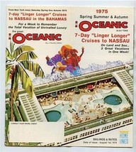 S/S Oceanic Brochure Home Lines Linger Longer Cruises to Nassau 1975  - £29.96 GBP