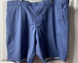 George Shorts Above the Knee Mens Size 44 Blue Flat Front 9 inch Inseam ... - $9.78