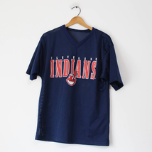 Vintage Cleveland Indians David Justice Baseball Jersey T Shirt Medium - £13.87 GBP