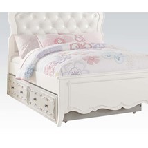 Edalene Trundle (Twin), Pearl White Finish - $255.00