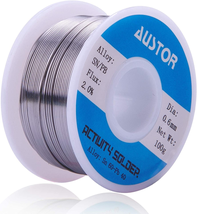 AUSTOR 60-40 Tin Lead Rosin Core Solder Wire for Electrical Soldering (0... - £10.06 GBP