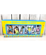 Looney Tunes Birthday Candle Holders Ceramic Set of 6 in Box Cake Topper... - $1,413.68 MXN