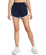 Under Armour Fly-By 2.0 Women&#39;s Running Shorts Small Navy White - $28.15 CAD