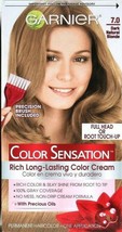 1 Boxes Garnier Color Sensation Cream 7.0 Dark Natural Blonde Permanent Dye - £11.18 GBP