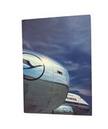 Postcard Lufthansa Airlines Engine View Airplane Aviation Jet Chrome Unp... - $4.92
