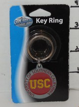 University Of Southern California USC Trojans Pewter Key Ring By Siskiyo... - $15.00
