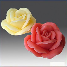 Silicone Soap/Plaster/Polymer clay Mold – 2D Blooming Rose - £19.13 GBP