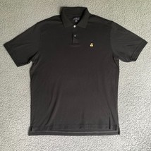 Brooks Brothers Polo Shirt Adult Large Black Pima Cotton Golfing Casual ... - £14.54 GBP