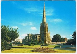 United Kingdom UK Postcard Bristol St Mary Redcliffe Church - £1.64 GBP