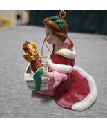 Disney Grolier Christmas Ornament Belle &amp; Cogsworth From Beauty &amp; the Beast - $205.59 MXN
