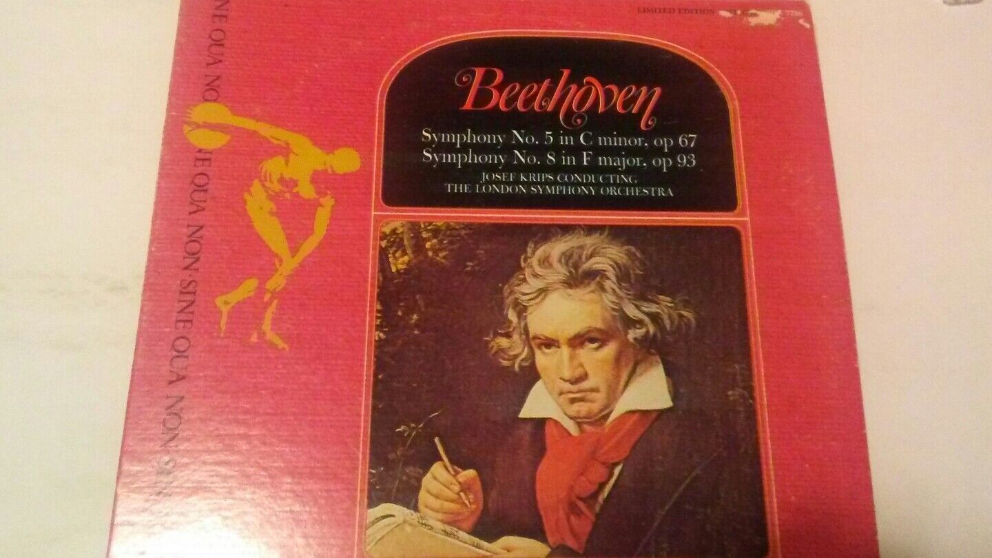 Primary image for RARE Beethoven Symphony NO. 5 in C minor Vinyl Record