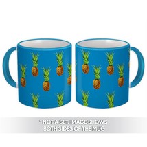 Pineapple Crown : Gift Mug Pattern Kitchen Home Decor Exotic Fruits Diy Craft Ar - £12.74 GBP