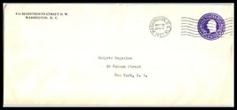 1937 US Cover - Washington DC to New York City G1  - £2.28 GBP