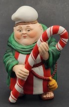 Dept 56 Calvin The Candy Cane Striper Merry Makers Figurine In Original Box VTG - $22.66