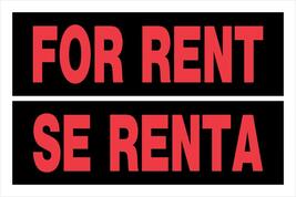 8X12 For Rent Bili Sign - $15.97