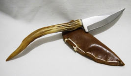 Handmade Knife, Antler Knife, Survival Knife, Outdoor Knife, Custom Knife,  - £38.49 GBP