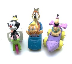 Happy Meal Toy Lot of 3 Looney Tunes &amp; Flinstones Car ToysMcDonald&#39;s - £4.74 GBP