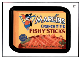 2016 Topps MLB Wacky
  Packages Marlins Fish Sticks   Miami
  Marlins Ba... - £1.08 GBP