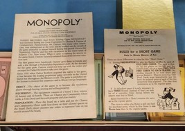 Vintage Monopoly Money Board Game 1973 Pieces Replacement  instructions only - £6.14 GBP