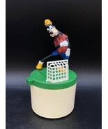 1981 Disney Mechanical Coin Bank Soccer Goofy Paragon Reiss Vintage #2 - $22.27