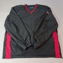 Sport Tek JST62 NEWLY WEDS FOODS Men XL Black Windbreaker Pullover V-Neck Jacket image 12