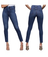 GOOD AMERICAN Good Curve High Waist Ankle Skinny Jeans, Dark Wash. Size ... - $129.00