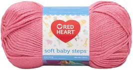 Red Heart Soft Baby Steps Yarn-Strawberry - £14.06 GBP