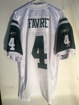 Reebok Authentic NFL Jersey New York Jets Brett Favre White sz 54 - £26.47 GBP