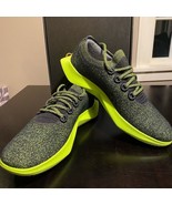 allbirds Wool Dasher 2 Mizzle in natural black/bloom green (neon) size 14 - $65.45