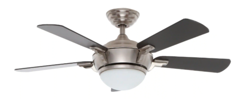 Primary image for Hampton Bay - Midili 44" Indoor LED Brushed Nickel Dry Rated Ceiling Fan  68044