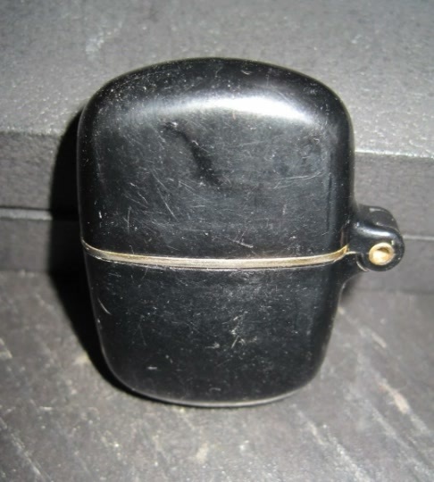 Vintage NOVELTY Plastic black Case Mini Gas Butane Lighter - $4.99