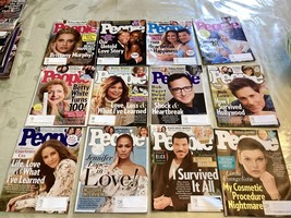 Lot of 12 People Magazines 2011, 2022 Celebrity David Bowie,Bob Saget,J.... - $13.89