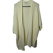 Ophelia Roe Knit Cardigan Thick Fluffy Yellow Womens Plus Size 2X - £10.36 GBP