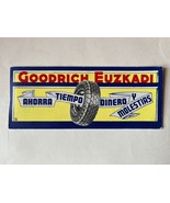 Vintage Mexican  blotter Advertising GOODRICH EUZKADI TIRE WHEEL From 50&#39;s - €10,58 EUR