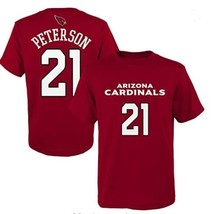 Team Apparel Youth Patrick Peterson 21 Arizona Cardinals T-Shirt, Red, XL 18 - $14.84