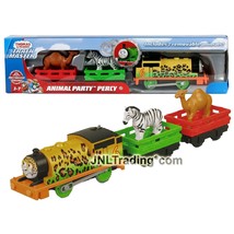 Yr 2018 Thomas &amp; Friends Trackmaster Motorized Railway Train ANIMAL PARTY PERCY - £39.86 GBP