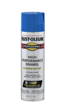 Rust-Oleum High Performance Enamel Spray Paint, Safety Blue, 15 Oz. - $11.79