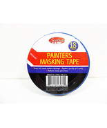 Blue Painters Tape Rolls 1 Inch x 18 Yd Roll Sharp Line Painting Masking... - £5.34 GBP