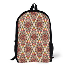 Mondxflaur Mandala Backpacks for School Kids Adults Lightweight Bag 16.9in - £19.29 GBP