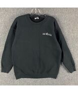 Vintage US Marines Sweatshirt Men&#39;s Large 720 Design Distressed Black Cr... - $19.99