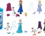 Mattel Disney Frozen Small Doll Snow Color Reveal with 6 Surprises Inclu... - £7.78 GBP
