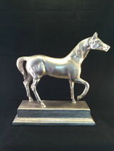 Antique Nickel  large HORSE STATUE . Beautiful - $179.00