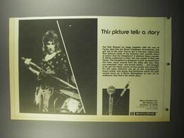 1974 Shure Microphones Advertisement - Rod Stewart - This picture tells a story - £14.53 GBP