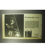 1974 Shure Microphones Advertisement - Rod Stewart - This picture tells ... - $18.49