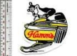 aVintage Snowmobile & Beer Hamm's Bear Beer Snowmobile Promo Patch - £7.81 GBP