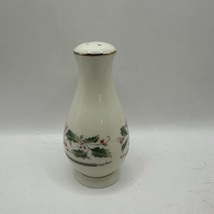 Royal Limited Holly Holiday Collection Vase-Shaped Salt Shaker 5&quot; Porcelain - $14.00