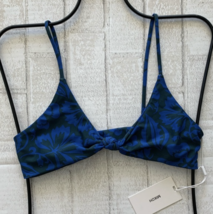 Mikoh Swimwear Luau Iris Kaloko Knot Detailed Bralette Bikini Top (L) $112 - £71.32 GBP