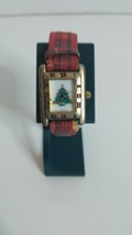 Vintage Women&#39;s Christmas Tree Watch - New Battery - May Need New Band - $9.89